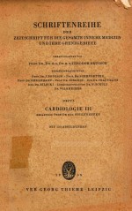 SCHRIFTENREIHE DER ZEITSCHRIFT FUR DIE GESAMTE INNERE MEDIZIN UND IHRE GRENZGEBIETE HEFT 5 CARDIOLOG