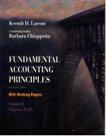 FUNDAMENTAL ACCOUNTING PRINCIPLES  WITH WORKING PAPERS  FOURTEENTH EDITION  VOLUME 2  CHAPTERS 13-25