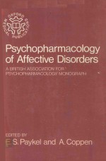 PSYCHOPHARMACOLOGY OF AFFECTIVE DISORDERS