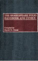 The Shakespeare folio handbook and census