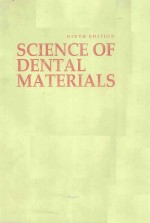 SCIENCE OF DENTAL MATERIALS NINTH EDITION