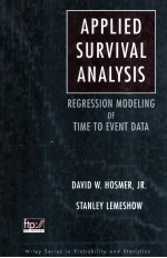 Applied Survival Analysis Regression Modeling of Time to Event Data