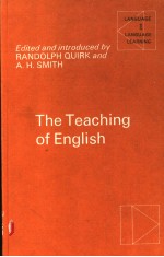 THE TEACHING OF ENGLISH