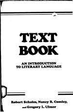 TEXT BOOK  AN INTRODUCTION TO LITERARY LANGUAGE