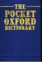 THE POCKET OXFORD DICTIONARY  OF CURRENT ENGLISH  SEVENTH EDITION