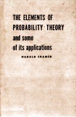 The Elements of Probability Theory and Some of Its Applications