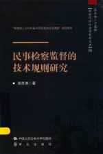 民事检察监督的技术规则研究