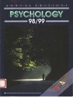 PSYCHOLOGY 98/99  ANNUAL EDITIONS