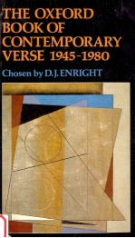 The oxford book of contemporary verse:1945-1980