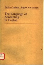 THE LANGUAGE OF ACCOUNTING IN ENGLISH