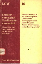 16 ARBEITERLITERATUR IN DER BUNDESREPUBLIK DEUTSCHLAND