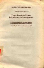 PROTECTION OF THE PATIENT IN RADIONUCLIDE INVESTIGATIONS