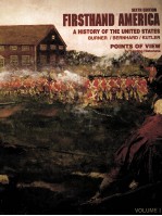 FIRSTHAND AMERICA SIXTH EDITION VOLUME1