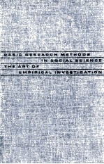 Basic research methods in social science : the art of empirical investigation