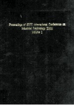 PROCEEDINGS OF IEEE INTERNATIONAL CONFERENCE ON INDUSTRIAL TECHNOLOGY 2000 Volume 2 of 2