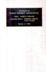 Advances in public interest accounting : a research annual.