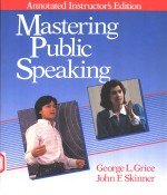 MASTERING PUBLIC SPEAKING  ANNOTATED INSTRUCTOR'S EDITION