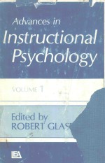 ADVANCES IN INSTRUCTIONAL PSYCHOLOGY VOLUME 1