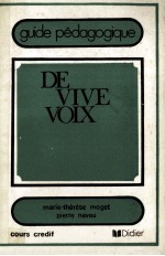 DE VIVE VOIX