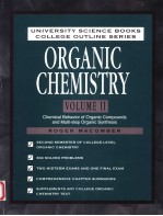 ORGANIC CHEMISTRY  VOLUME 2