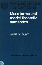 MASS TERMS AND MODEL-THEORETIC SEMANTICS