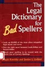 THE LEGAL DICTIONARY FOR BAD SPELLERS