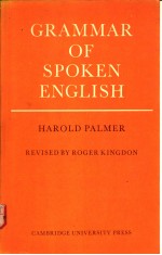 A GRAMMAR OF SPOKEN ENGLISH  THIRD EDITION