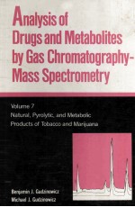 ANALYSIS OF DRUGS AND METABOLITES BY GAS CHROMATOGRAPHY-MASS SPECTROMETRY VOLUME 7