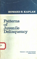 PATTERNS OF JUVENILE DELINQUENCY