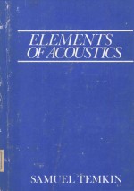 ELEMENTS OF ACOUSTICS