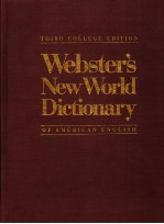 WEBSTER'S NEW WORLD DICTIONARY FO AMERICAN ENGLISH  THIRD COLLEGE EDITION