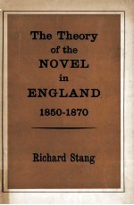 The theory of the novel in England