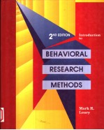 INTRODUCTION TO BEHAVIORAL RESEARCH METHODS  2ND EDITION