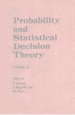 PROBABILITY AND STATISTICAL DECISION THEORY  VOLUME A