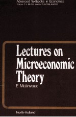 LECTURES ON MICROECONOMIC THEORY