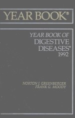 1992 THE YEAR BOOK OF DIGESTIVE DISEASES