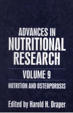 Advances in Nutritional Research Volume 9 Nutrition and Osteoporosis