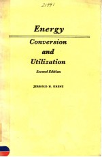 ENERGY CONVERSION AND UTILIZATION  SECOND EDITION