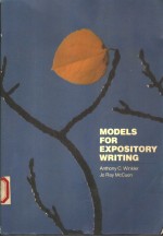 MODELS FOR EXPOSITORY WRITING