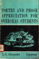 POETRY AND PROSE APPRECIATION FOR OVERSEAS STUDENTS