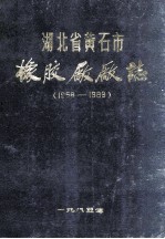 湖北省黄石市橡胶厂厂志  1958-1983