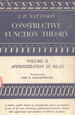 CONSTRUCTIVE FUNCTION THEORY VOLUME II APPROXIMATION IN MEAN