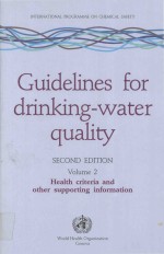 GUIDELINES FOR DRINKING WATER QUALITY VOLUME 2 HEALTH CRITERIA AND OTHER SUPPORTING INFORMATION