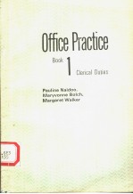 OFFICE PRACTICE BOOK 1 CLERICAL DUTIES