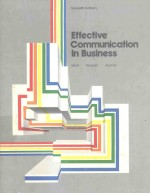 EFFECTIVE COMMUNICATION IN BUSINESS SEVENTH EDITION