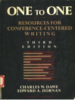 ONE TO ONE  RESOURCES FOR CONFERENCE-CENTERED WRITING  THIRD EDITION