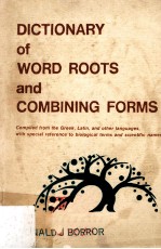 Dictionary of Word Roots and Combining Forms