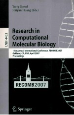 Research in Computational Molecular Biology 11th Annual International Conference