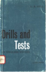 DRILLS AND TESTS IN ENGLISH SOUNDS