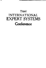 THIRD INTERNATIONAL EXPERT SYSTEMS CONFERENCE